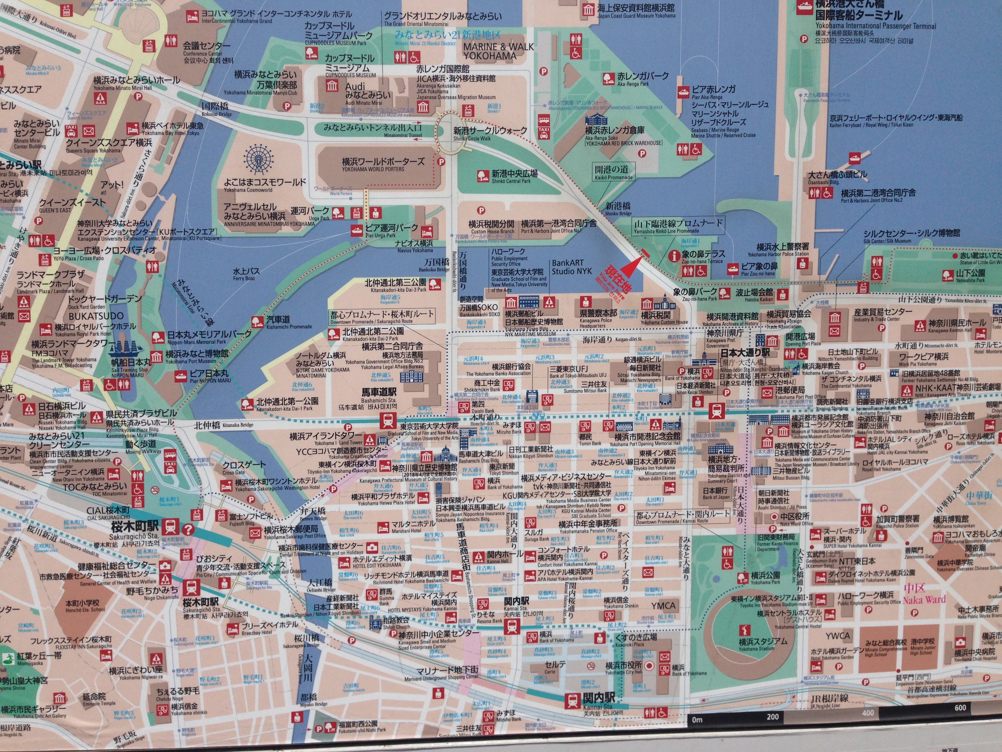 横浜関内の地図
