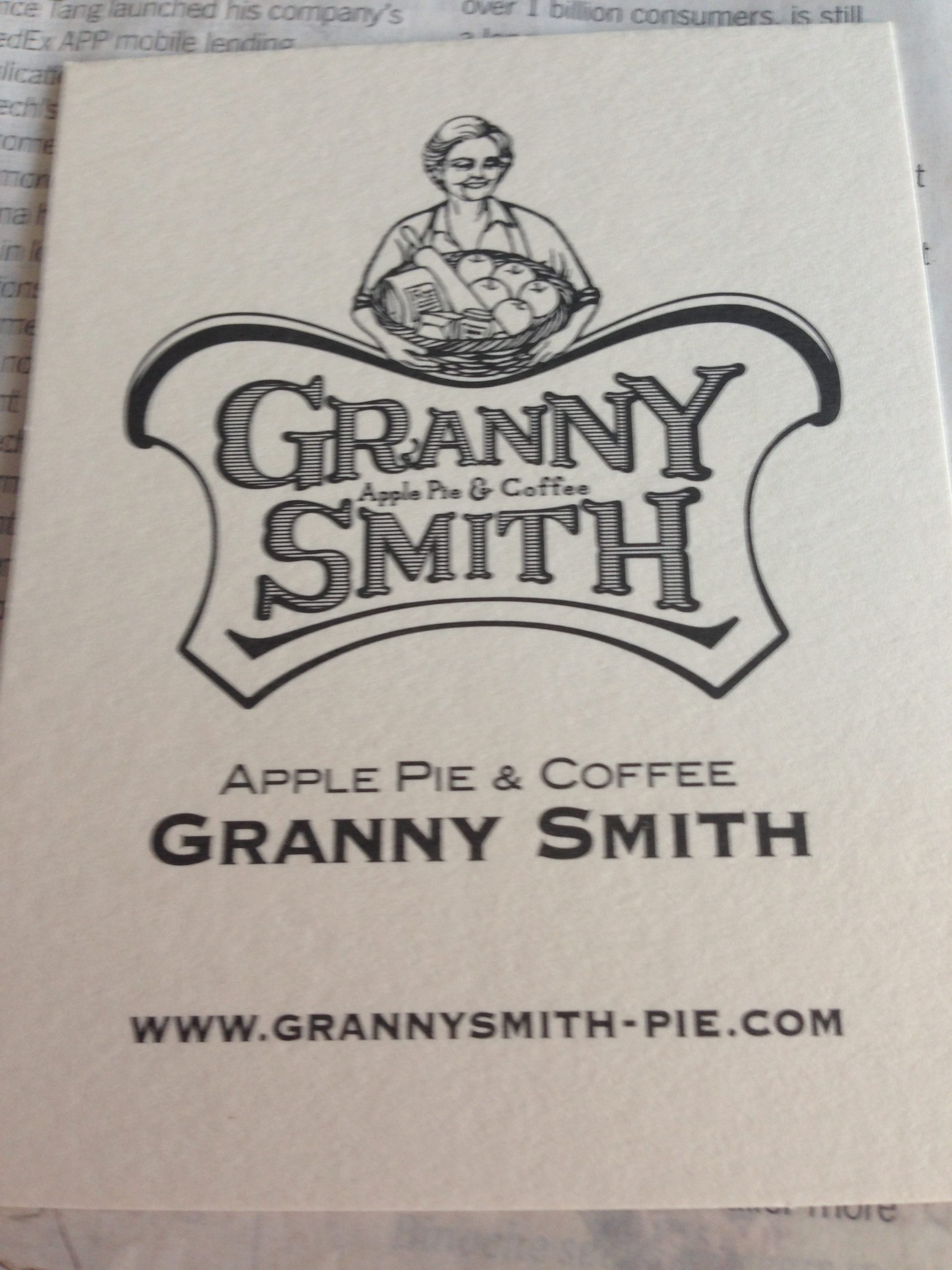 granny smithのショップカード