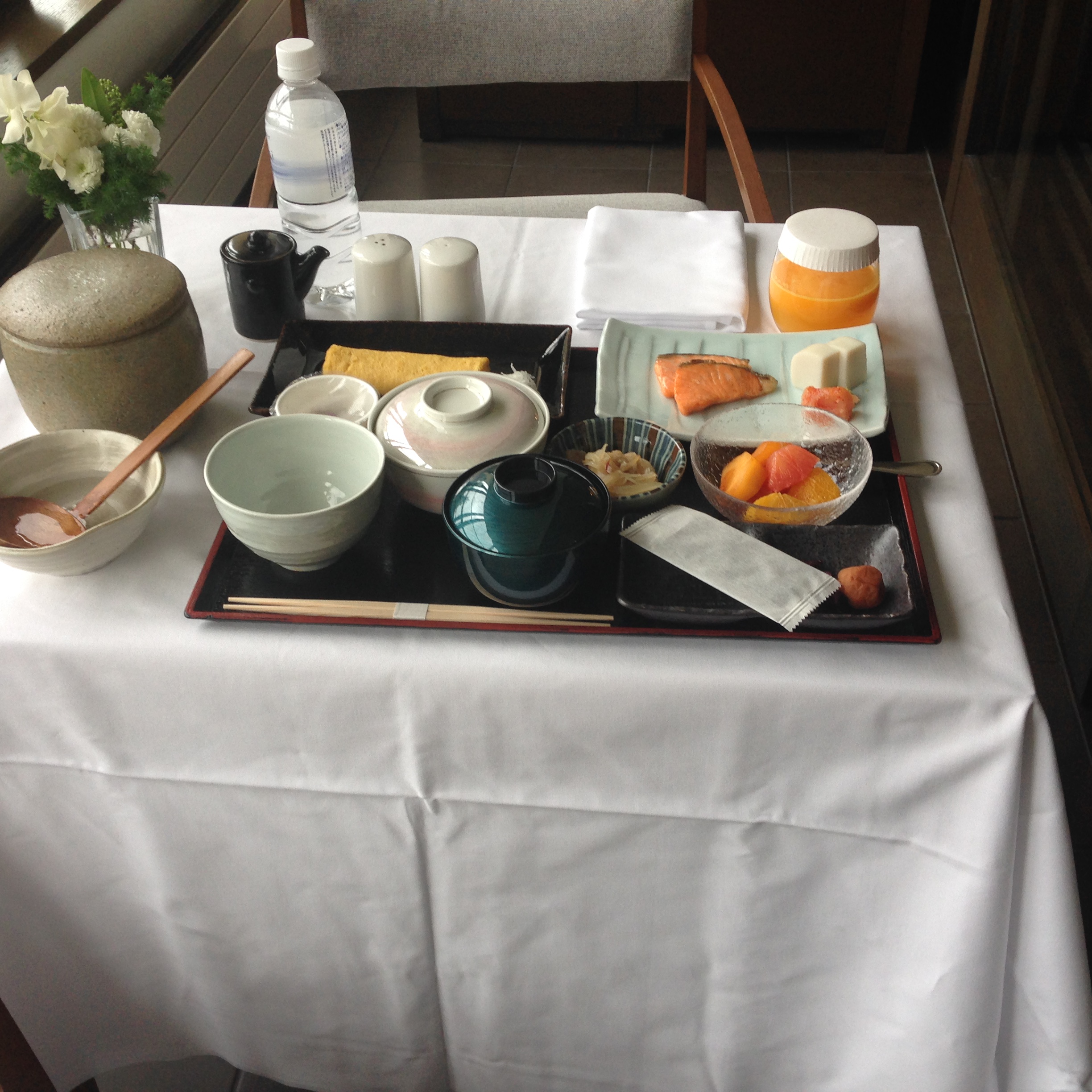 Breakfast in Hyatt Hakone in Japan